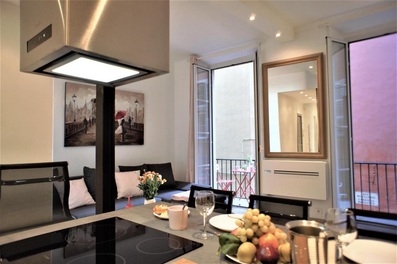 Ze Perfect Place - Superbe Appartement 2 Chb - Ac - Saleya - Marche Aux Fleurs Nice Exteriör bild